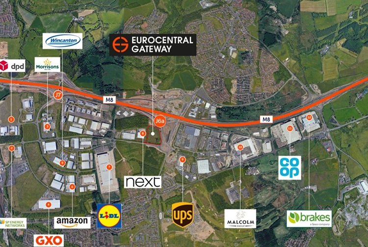 Eurocentral Gateway – over 200,000 sq ft of high-spec space on M8 corridor