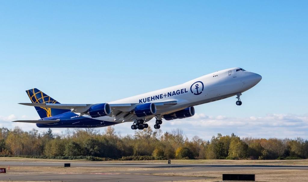 Kuehne+Nagel receives its first Boeing 747-8 Freighter