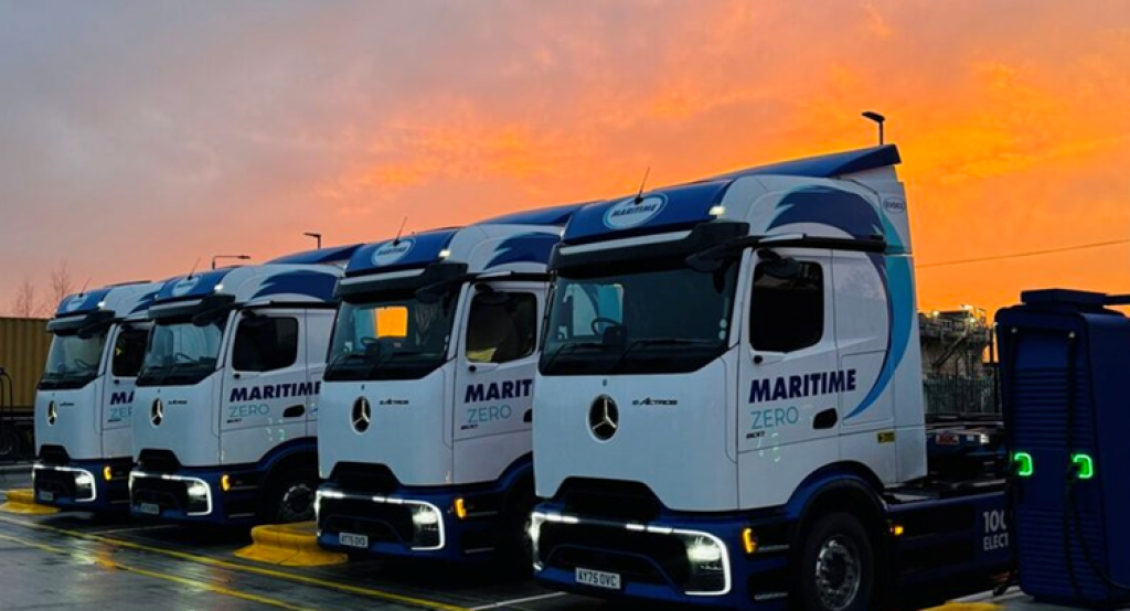 Maritime Transport and VEV complete 5MW electric truck charging infrastructure