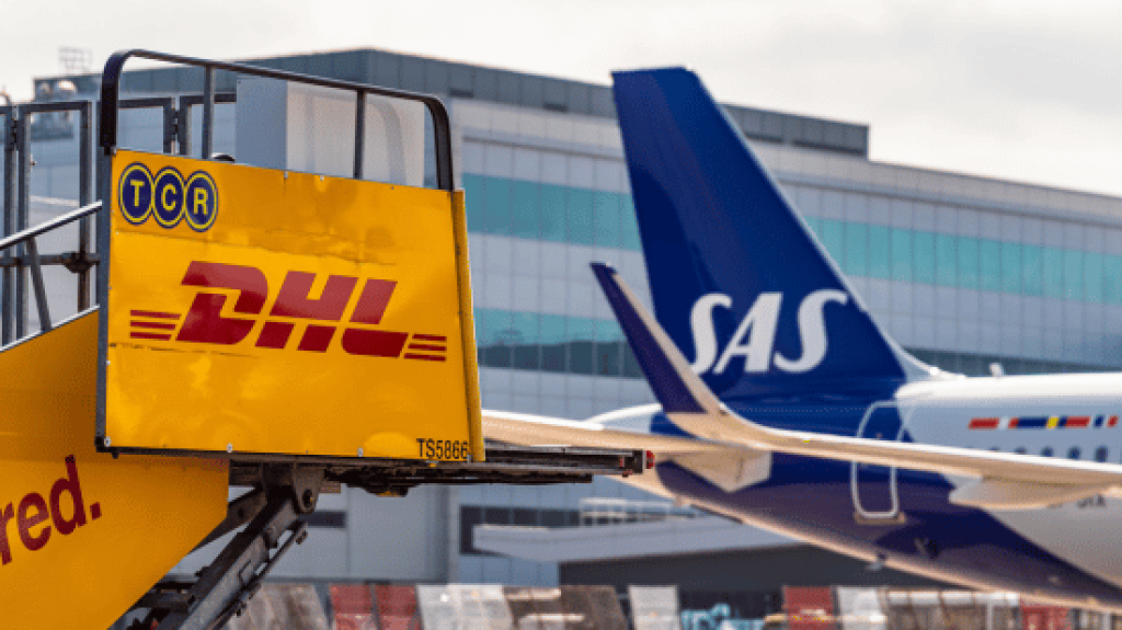 DHL Supply Chain and SAS Scandinavian Airlines are taking a new partnership to the skies