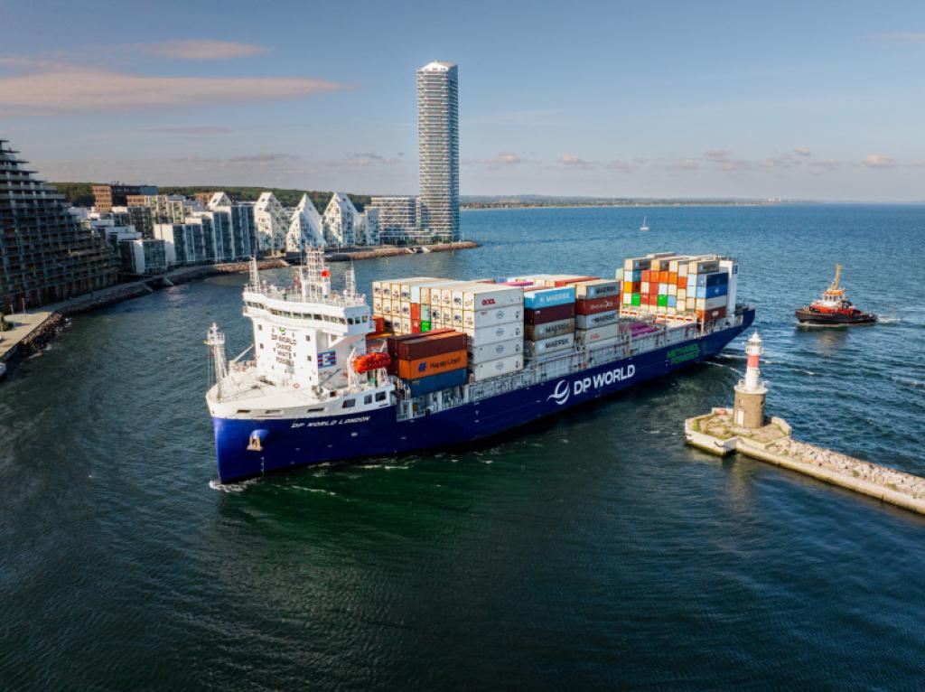 DP World's Shipping Solutions names its first methanol dual-fuel vessel, advancing lower-emission trade 