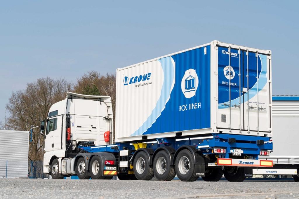 Krone present the ultimate in container carrier flexibility at Multimodal 2023