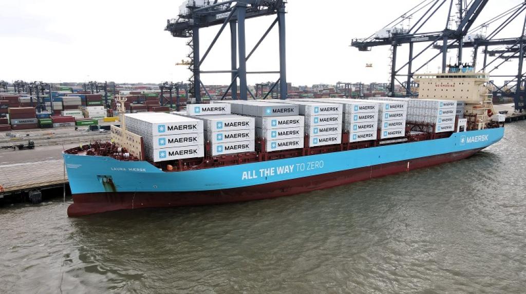 Port of Felixstowe welcomes first Methanol-powered ship