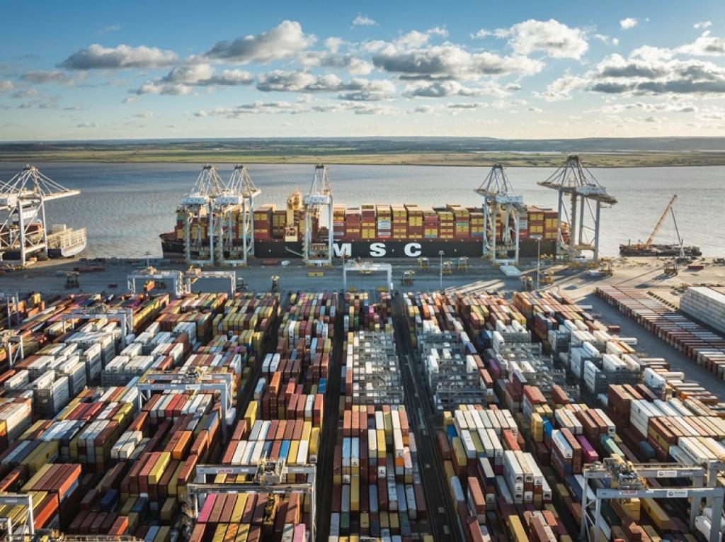 London Gateway container volumes up more than 50%