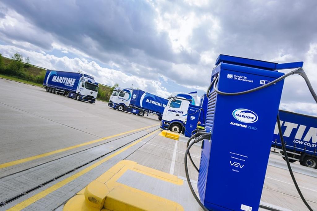 Maritime Transport introduces first electric HGV into Coca-Cola Europacific Partners’ GB logistics network